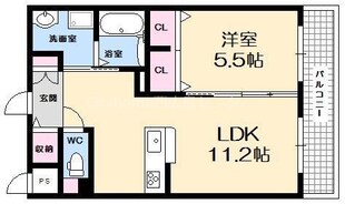 古江駅 徒歩10分 3階の物件間取画像